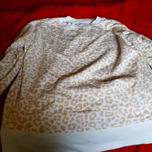 Light Cheeta Print Sweater